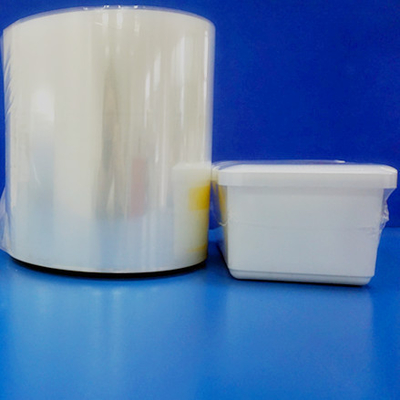 Película de encogimiento perforada micro transparente de la poliolefina del rollo plástico para los productos del hogar