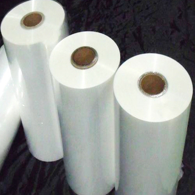 Material (plano) de la película de encogimiento del plástico de embalar POF del calor de la sola hoja para los alimentos de preparación rápida